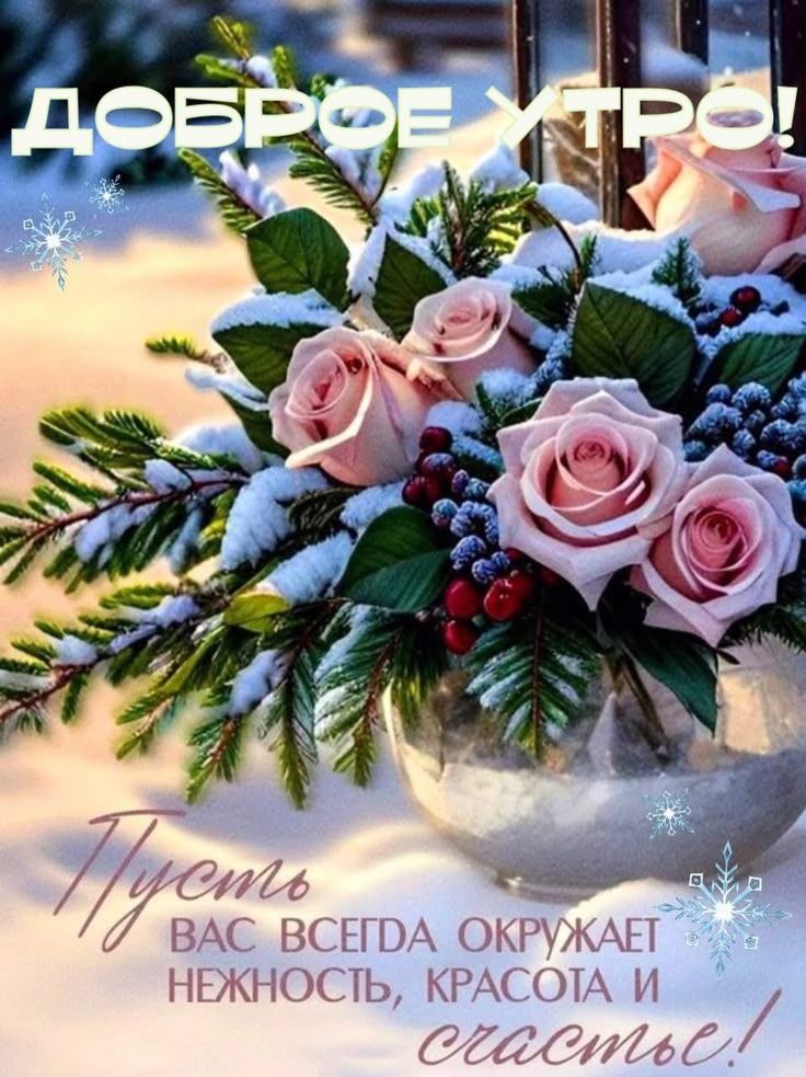 ДОБРОЕ УТРО! Пусть вас всегда окружает нежность, красота и счастье!