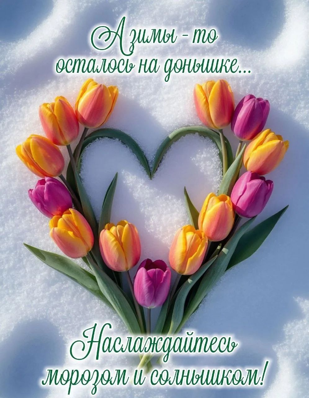 Аисты - то остаюсь на доньшке... Наслаждайтесь морозом и солнышком!