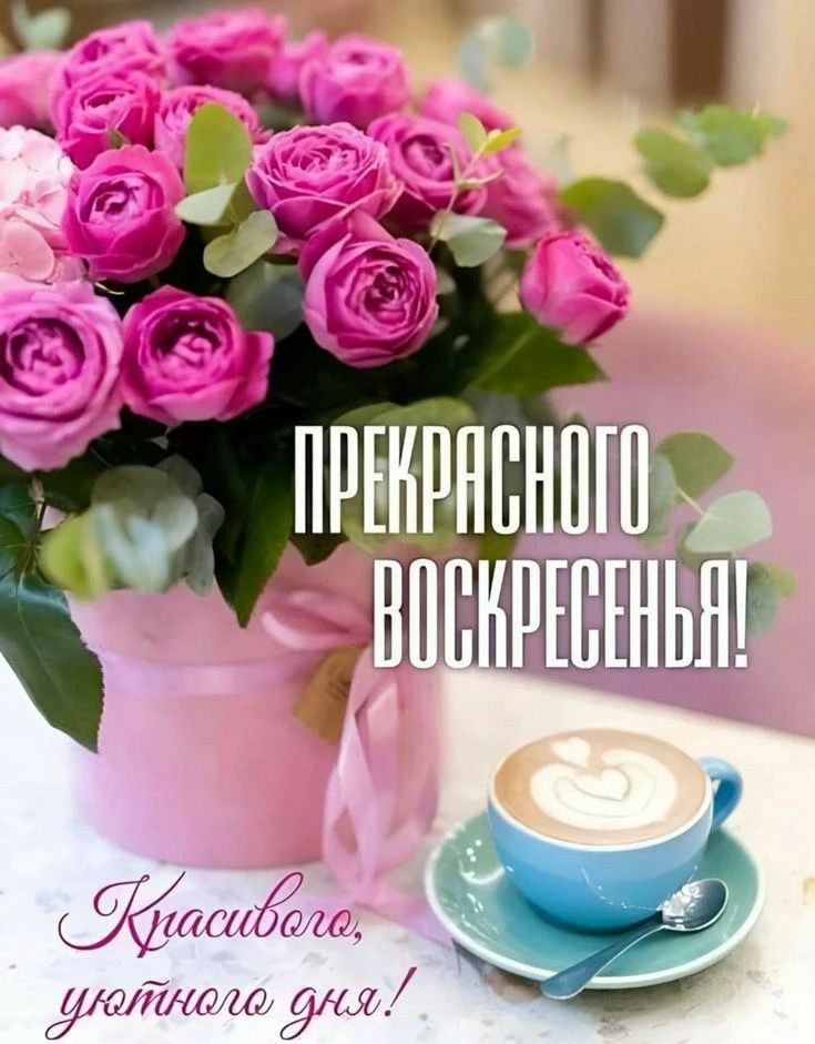 ПРЕКРАСНОГО ВОСКРЕСЕНЬЯ! Красивого, уютного дня!