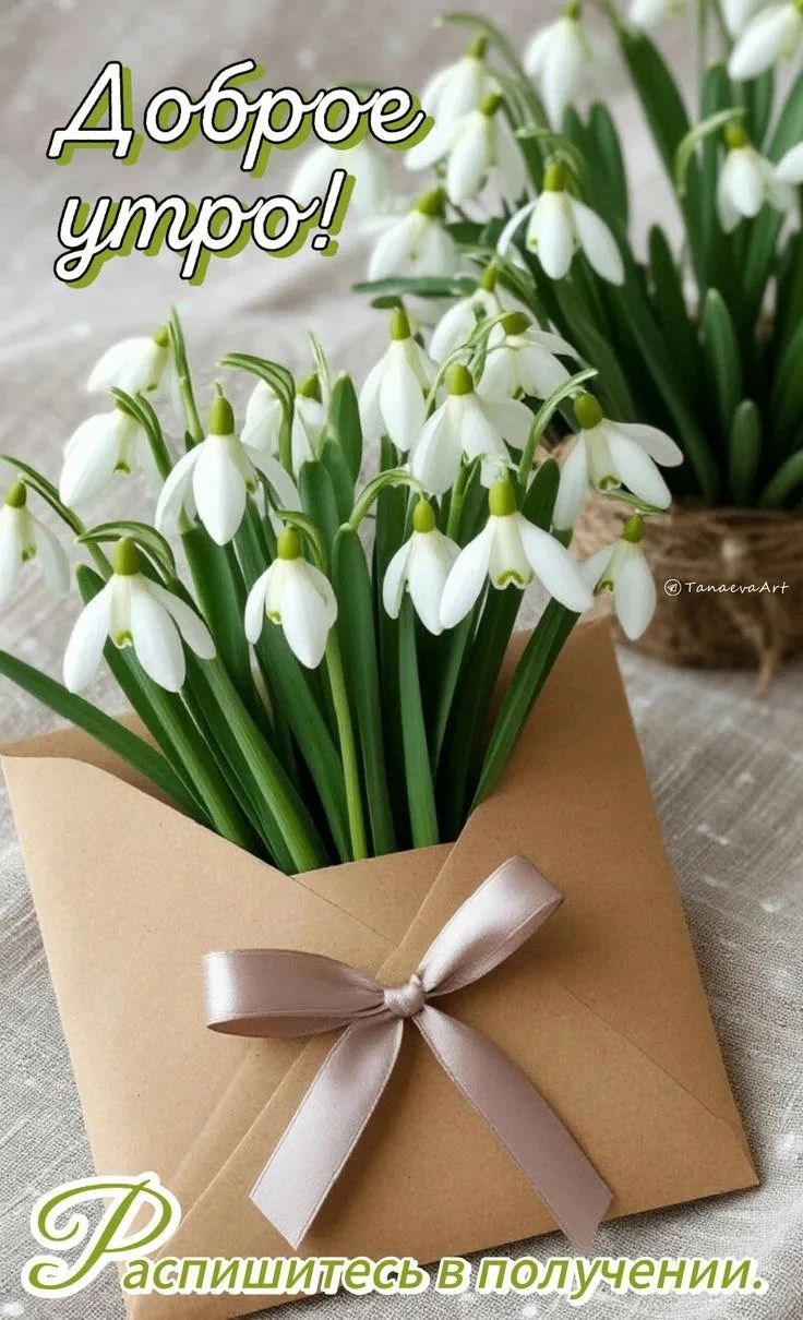 Доброе утро!\nРасписитесь в получении.