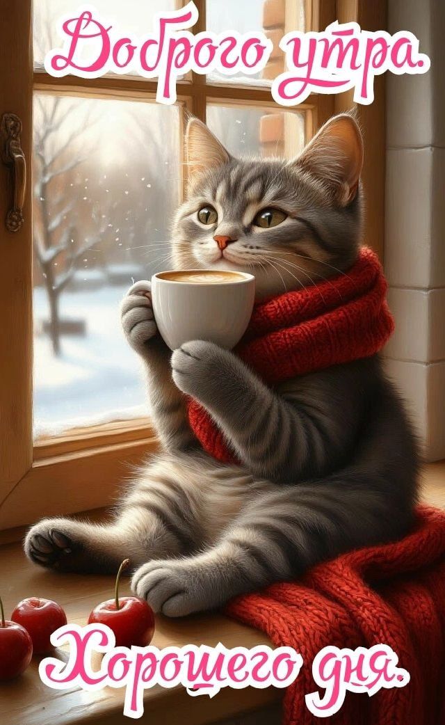 Доброе утро. Хорошего дня.