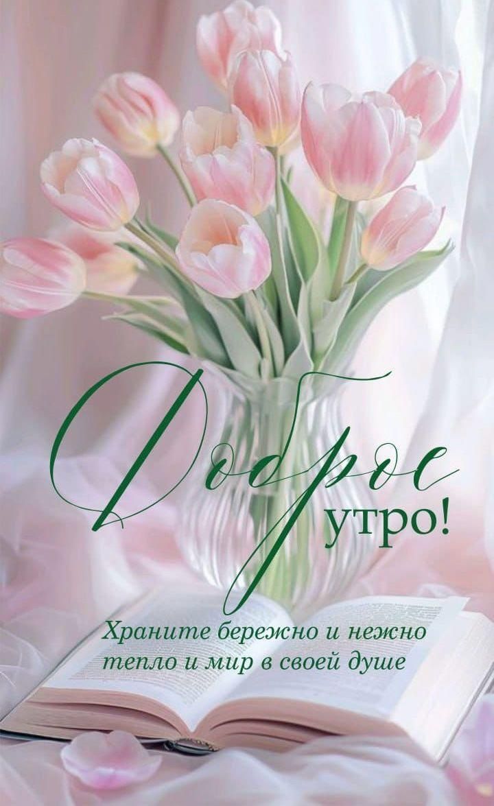 Доброе утро! Храните бережно и нежно тепло и мир в своей душе