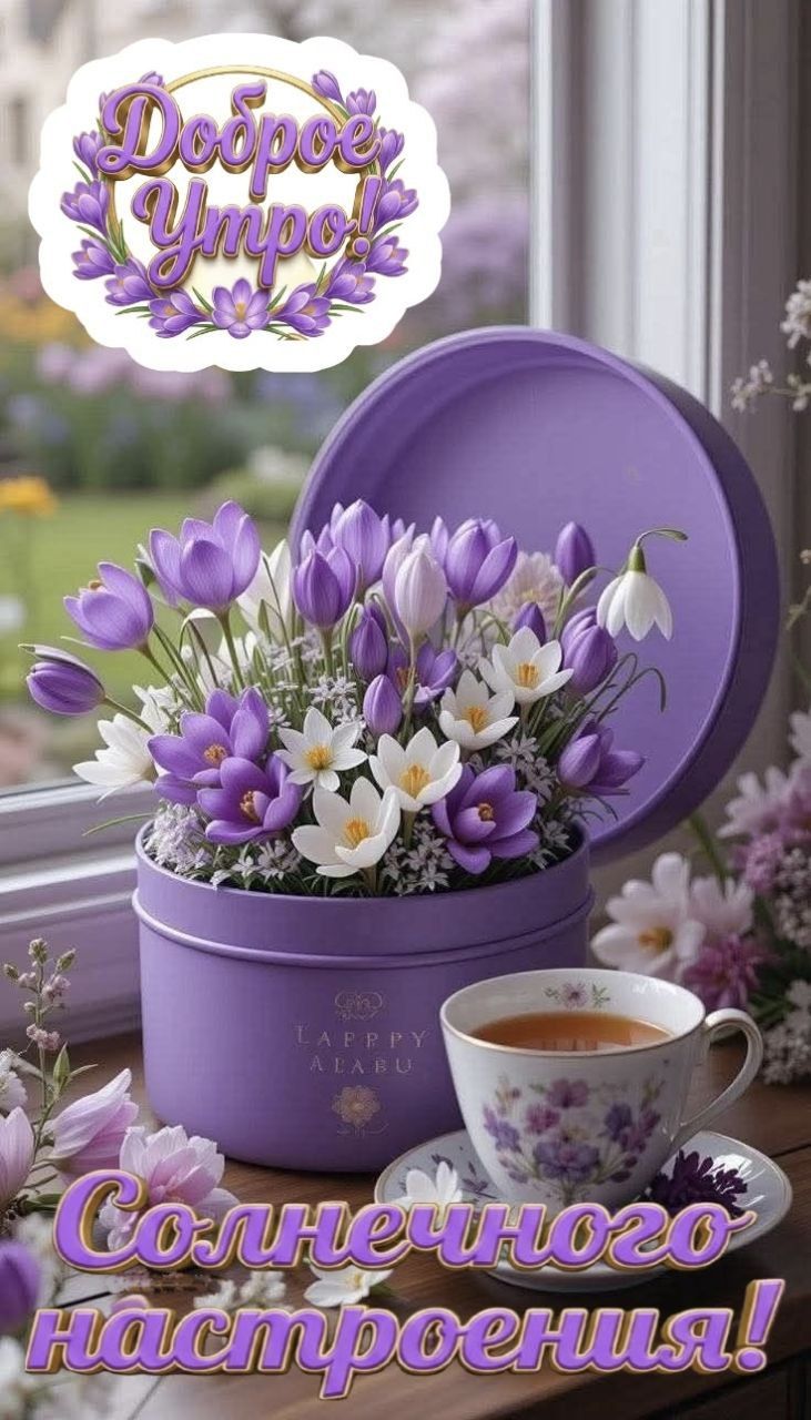 Доброе утро! Солнечного настроения!