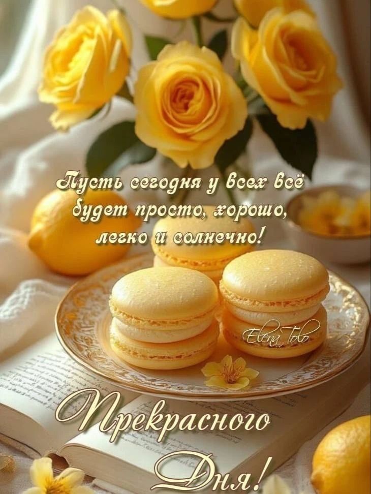 Пусть сегодня у всех всё будет просто, хорошо, легко и солнечно! Прекрасного дня!