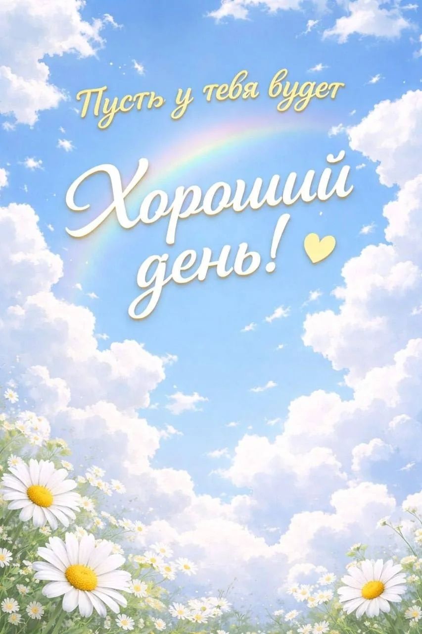 Пусть у тебя будет Хороший день!