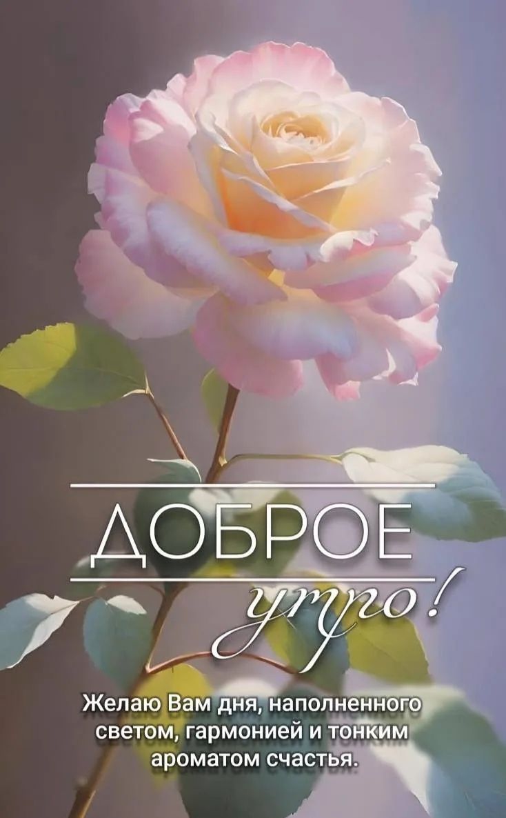 ДОБРОЕ утро! Желаю Вам дня, наполненного светом, гармонией и тонким ароматом счастья.