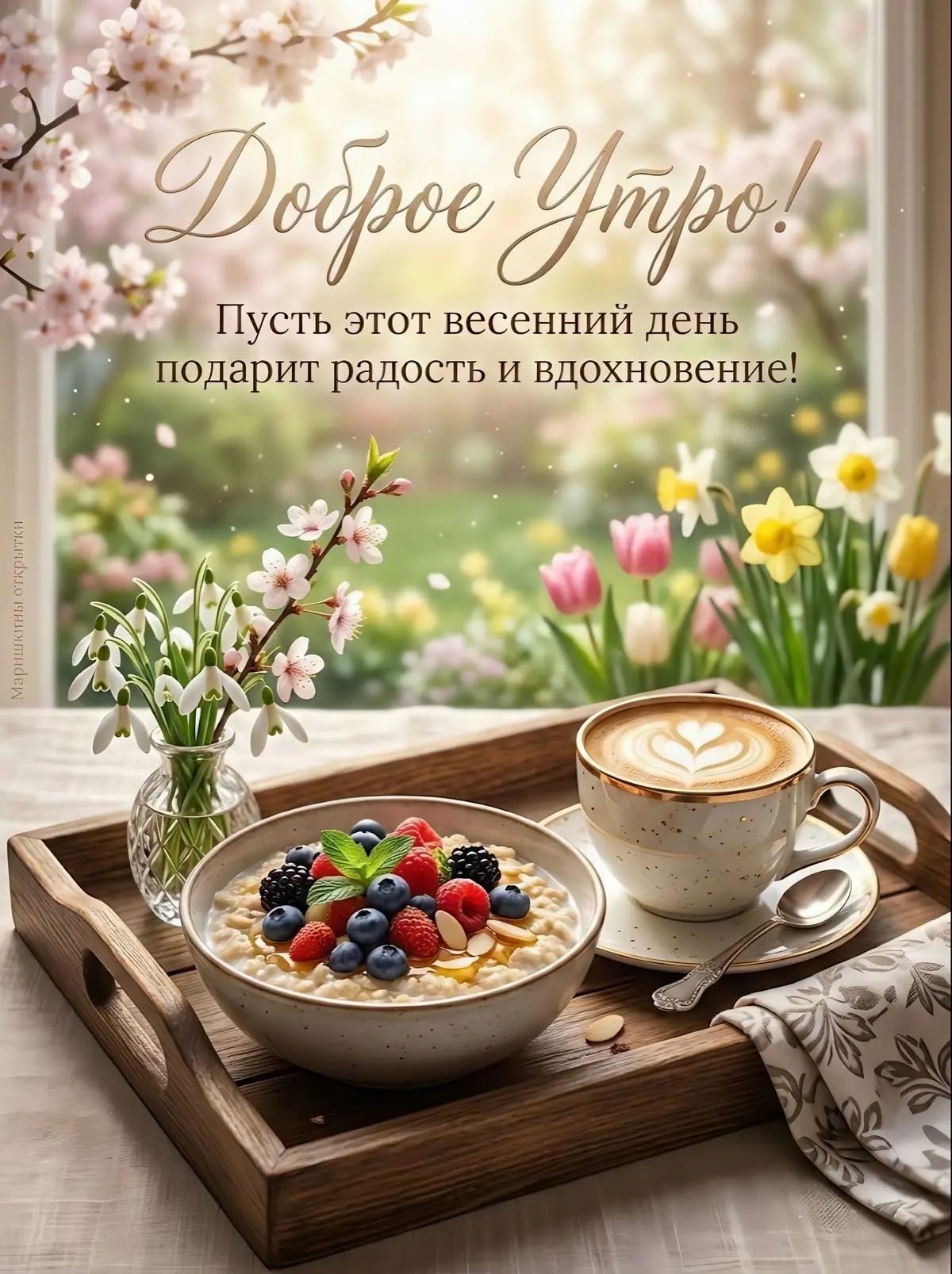 Доброе Утро! Пусть этот весенний день подарит радость и вдохновение!