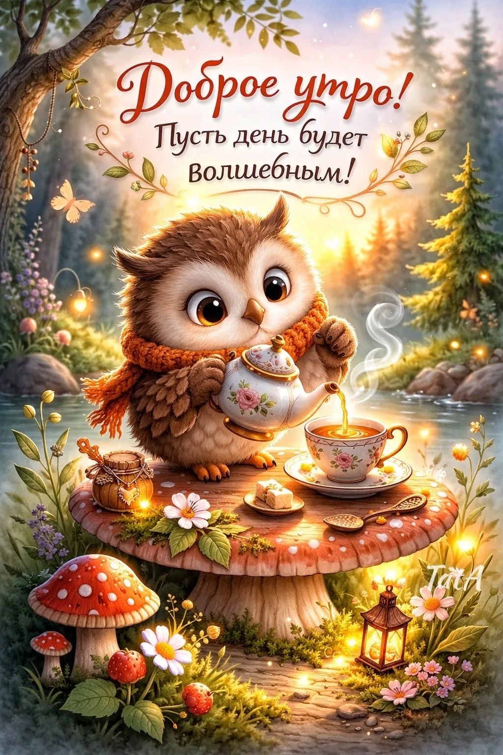 Доброе утро! Пусть день будет волшебным!