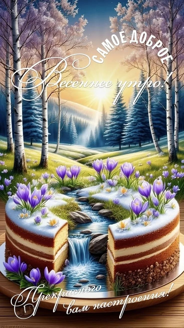 САМОЕ ДОБРОЕ Весеннее утро! Прекрасного вам настроения!