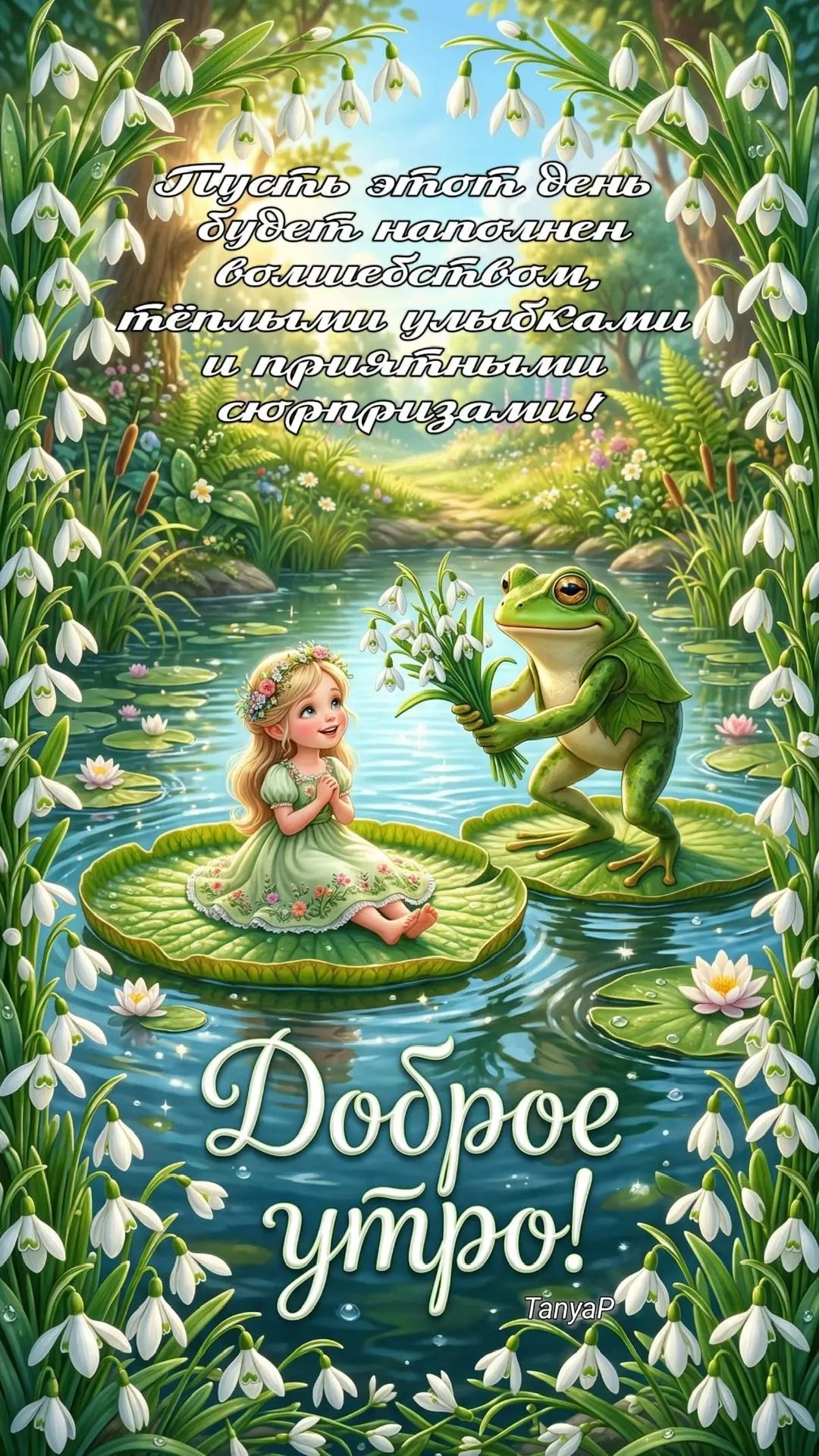 Пусть этот день будет наполнен волшебством, тёплыми улыбками и приятными сюрпризами! Доброе утро! TanyaP