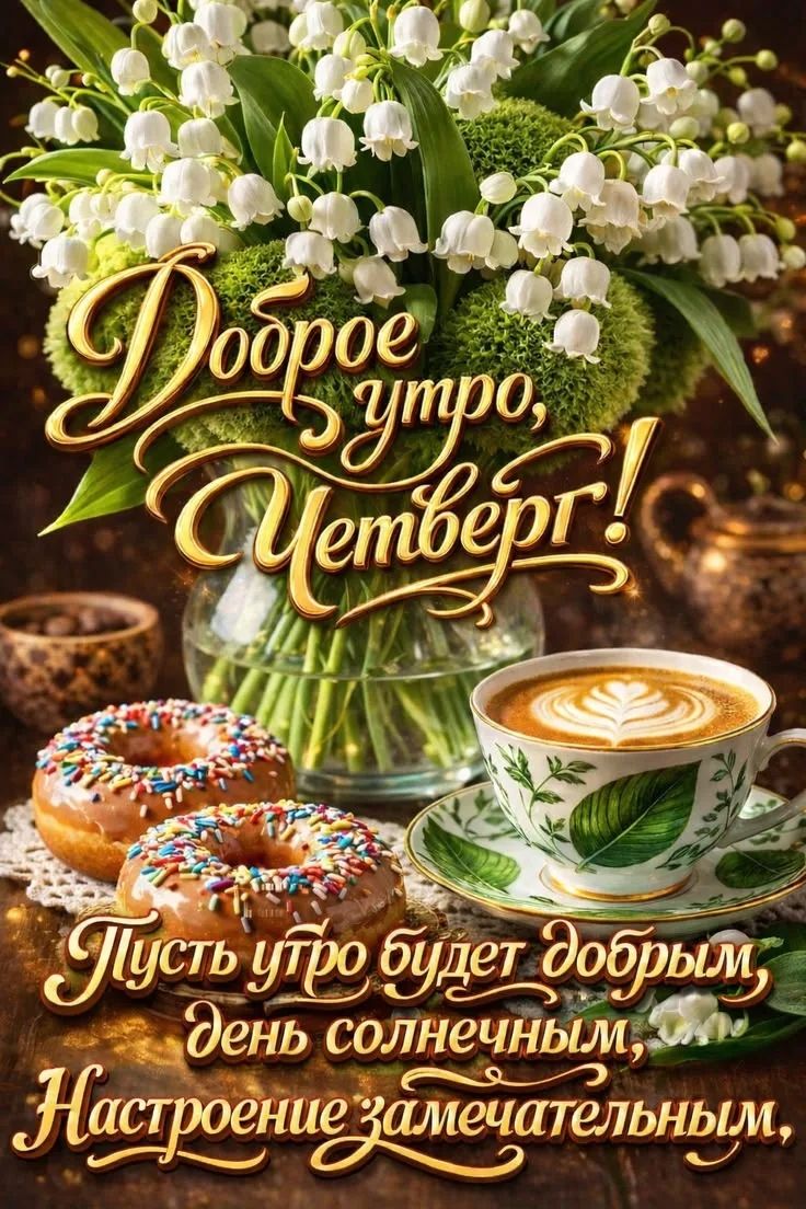 Доброе утро, Четверг! Пусть утро будет добрым, день солнечным, Настроение замечательным,