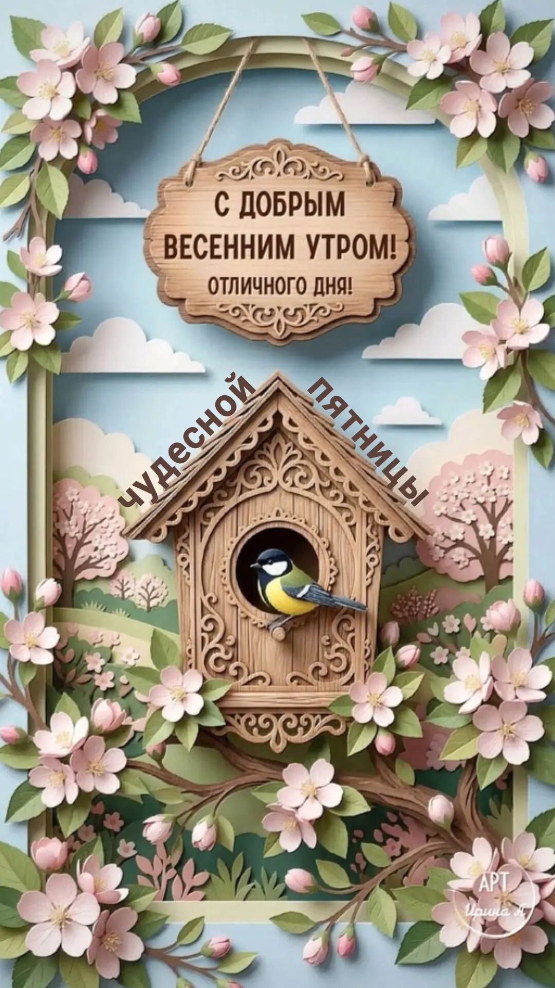 С добрым весенним утром! отличного дня! чудесной пятницы