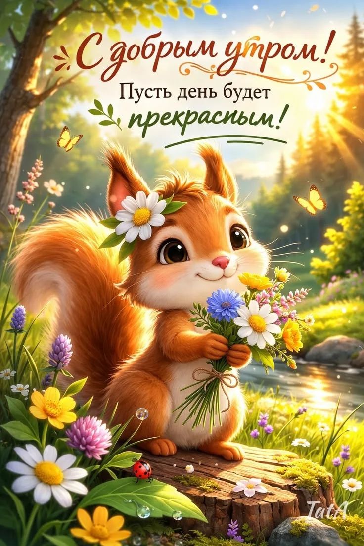 С добрым утром! Пусть день будет прекрасным!