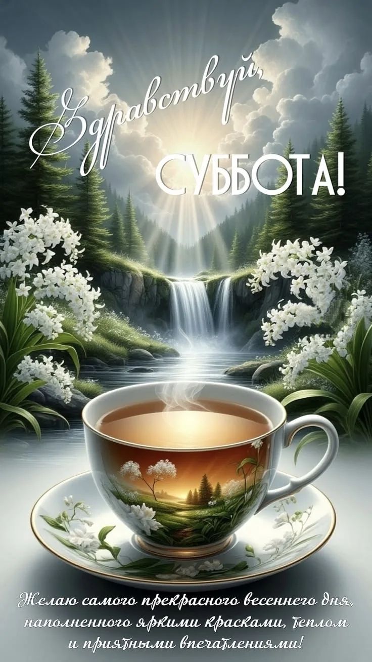 Здравствуй, СУББОТА! Желаю самого прекрасного весеннего дня, наполненного яркими красками, теплом и приятными впечатлениями!