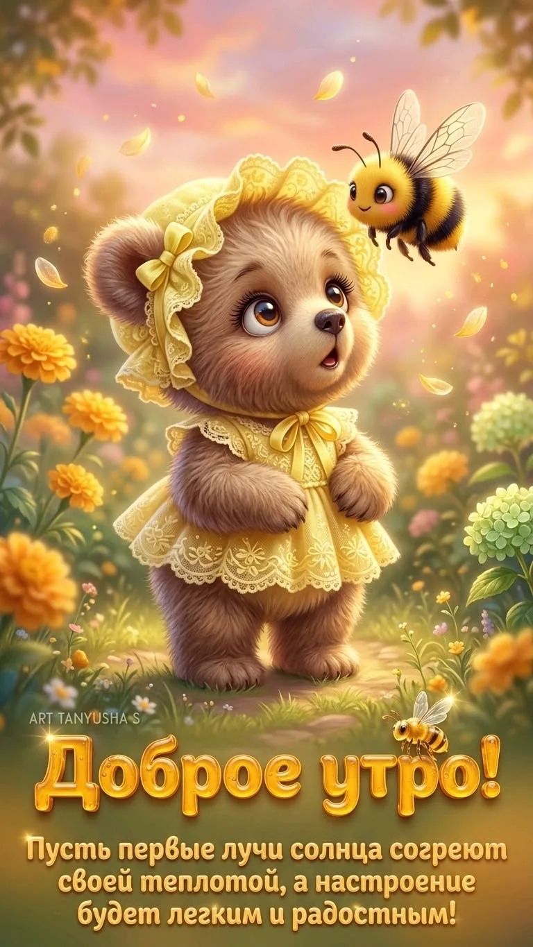 ART TANYUSHA'S Доброе утро! Пусть первые лучи солнца согреют своей теплотой, а настроение будет легким и радостным!