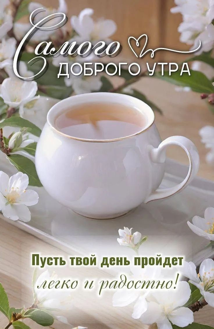 Самого доброго утра! Пусть твой день пройдет легко и радостно!