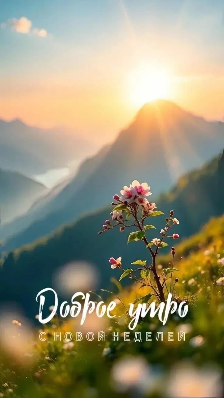 Доброе утро с новой неделей