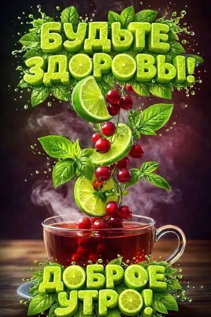БУДЬТЕ ЗДОРОВЫ! ДОБРОЕ УТРО!