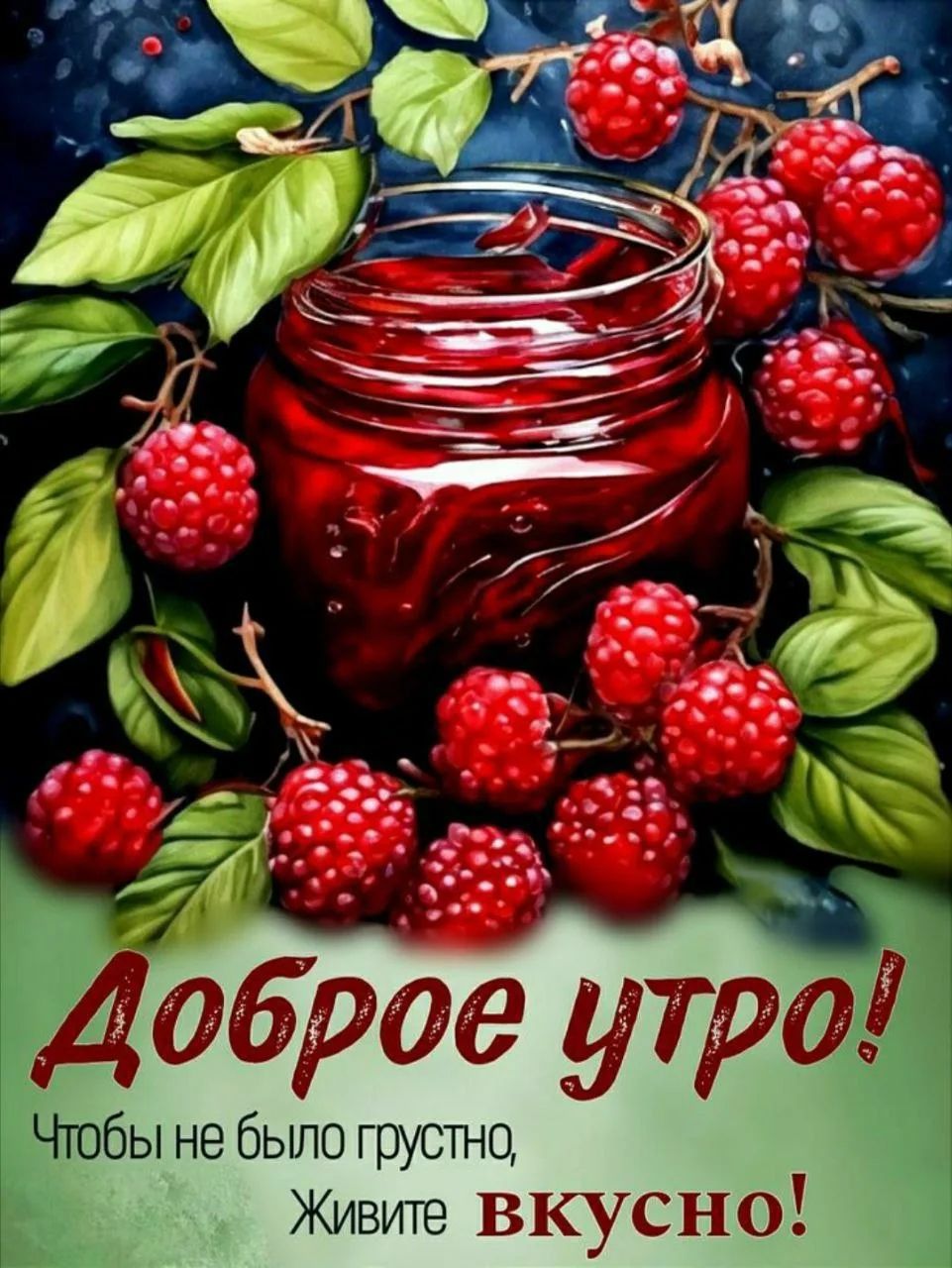 Доброе утро! Чтобы не было грустно, Живите вкусно!