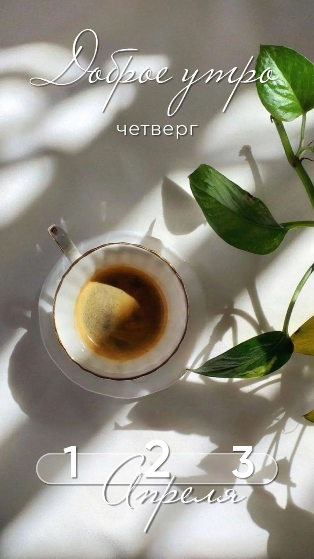 Доброе утро четверг 1 2 3 Апреля
