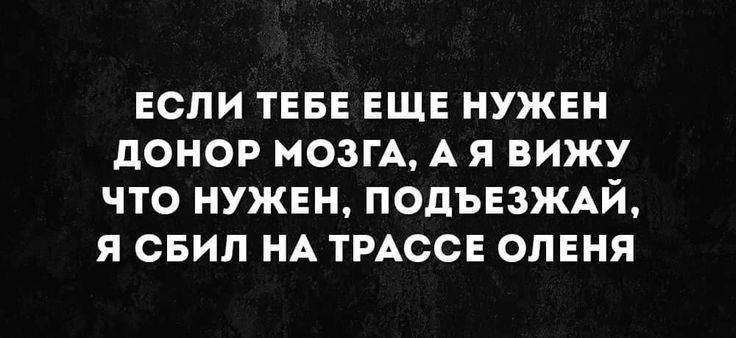 ЕСЛИ ТЕБЕ ЕЩЕ нужвн донор мозгА А я вижу что нужвн подъвзждж я свил НА ТРАССЕ олвня