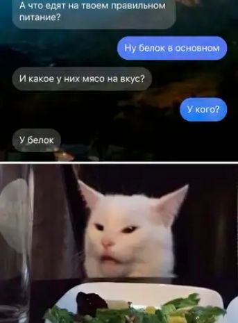 А чю ш и ими принятом питмо К И шкое у них мяса на вкус У Убвтж з
