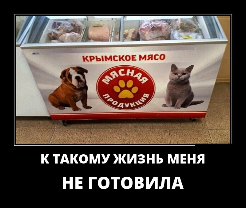 КРЬМСК0Е МЯСО дуж к тдкому жизнь мння НЕ ГОТОВИЛА