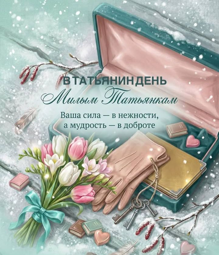 ВТАТЬЯНИНДЕНЬ Милым Татьянякам Ваша сила — в нежности, а мудрость — в доброте