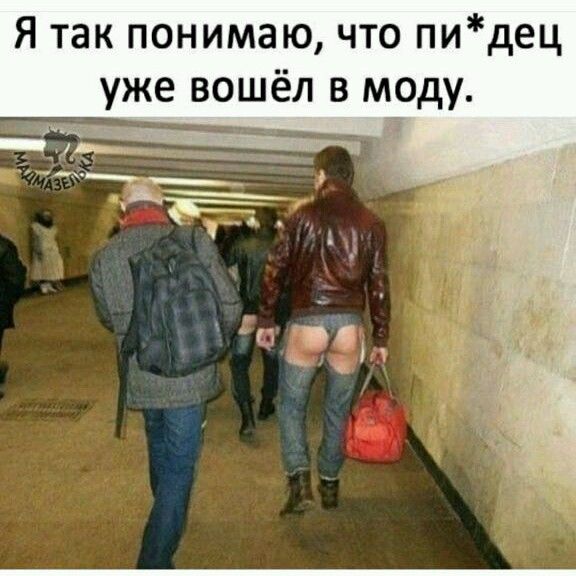 Я так понимаю что пидец уже вошёл в моду