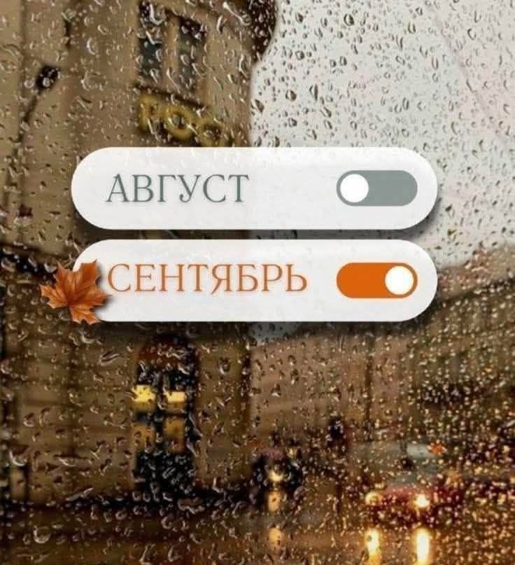 АВГУСТ
СЕНТЯБРЬ