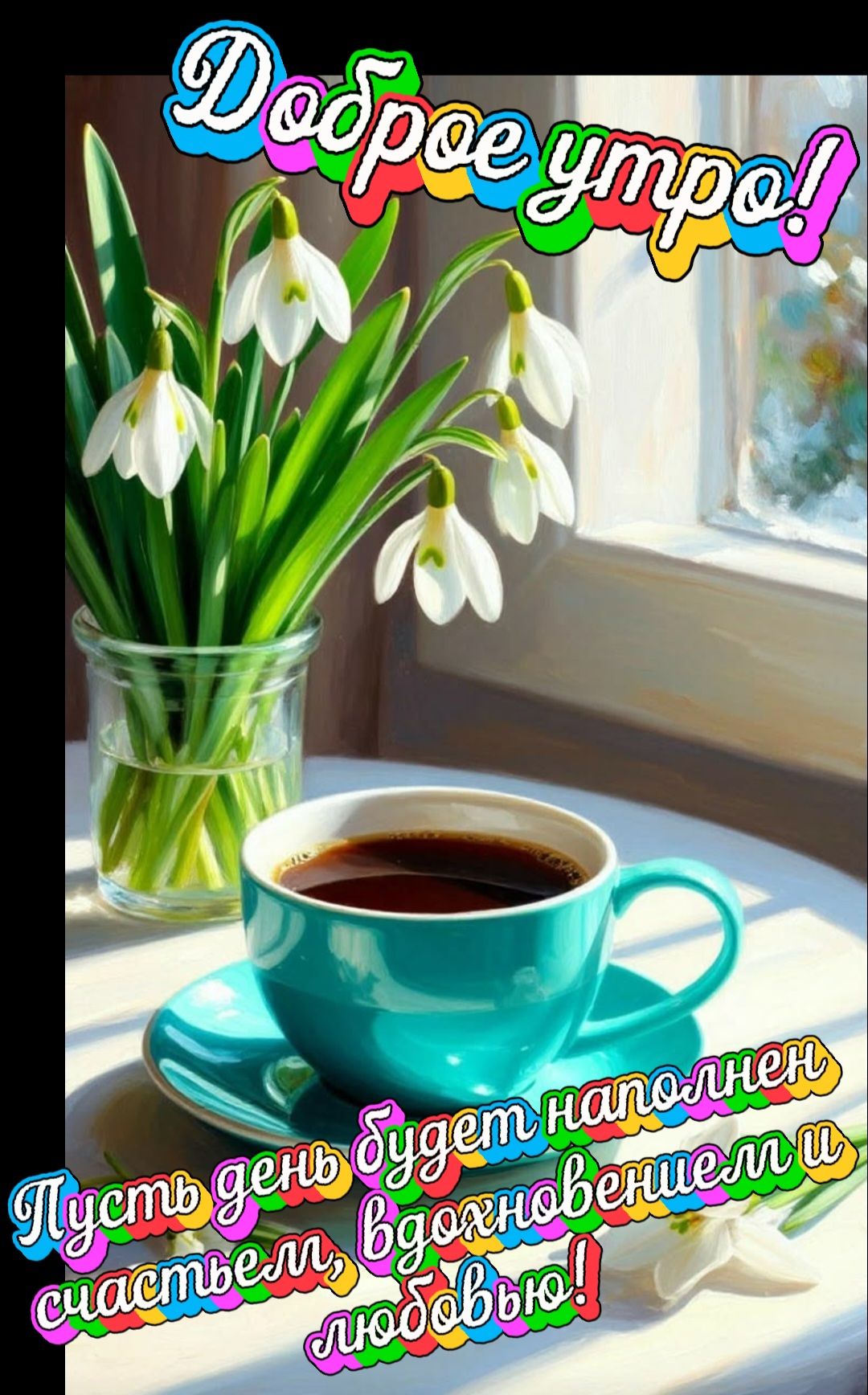 Доброе утро! Пусть день будет наполнен счастьем, вдохновением и любовью!