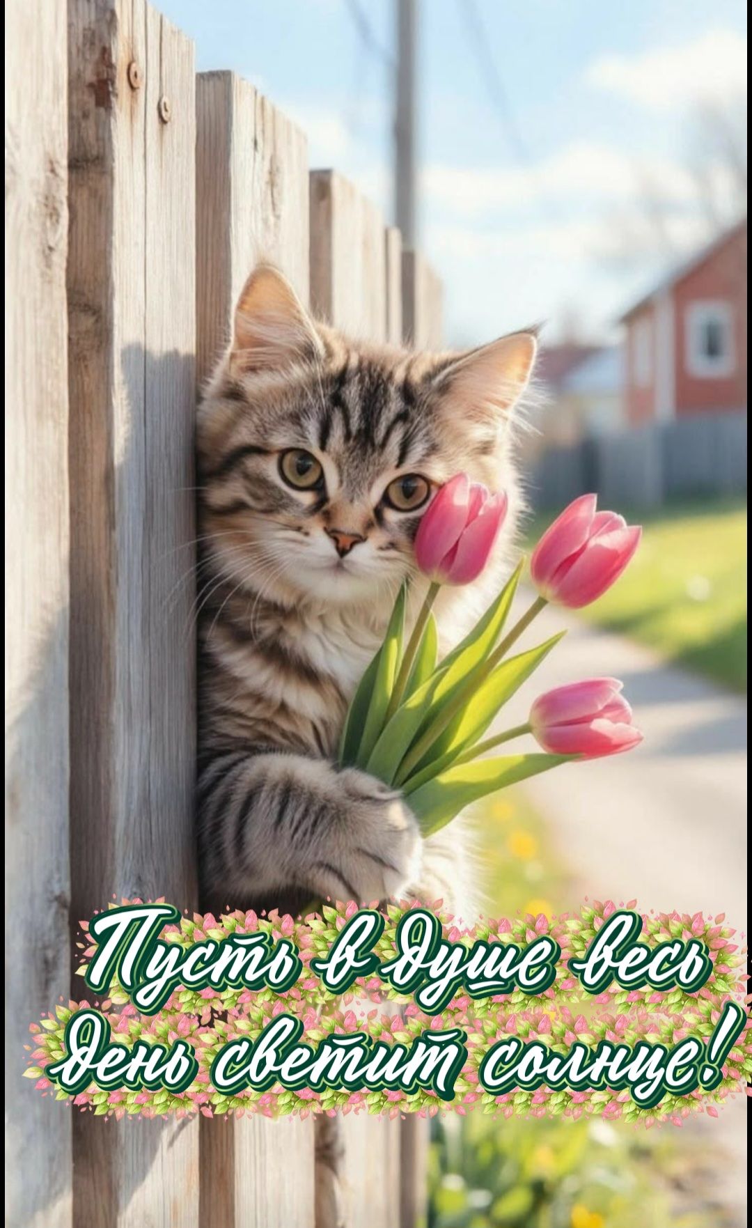Пусть в душе весь день светит солнце!
