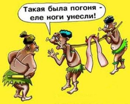 Такая была погоня - еле ноги унесли!