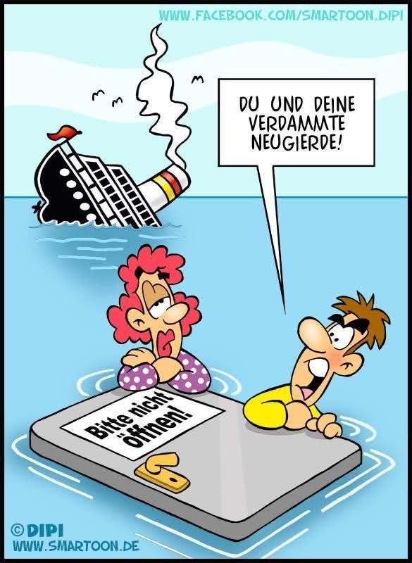 DU UND DEINE VERDAMMTE NEUGIERDE! Bitte nicht öffnen!