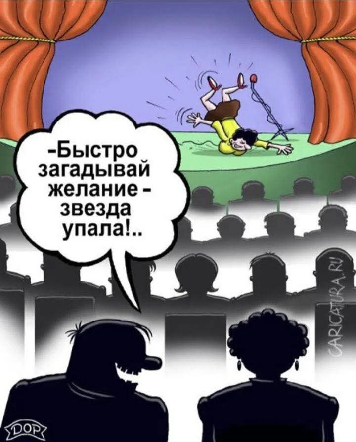 -Быстро загадывай желание - звезда упала!..