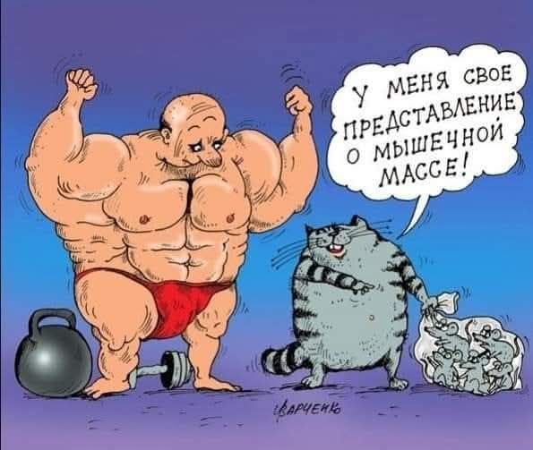 У меня свое представление о мышечной массе!