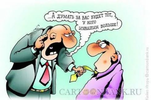 А думать за вас будет тот, у кого извилин больше!