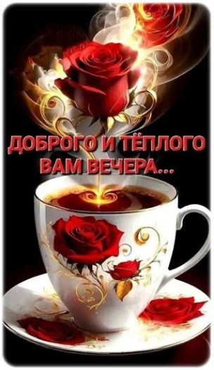 ДОБРОГО И ТЁПЛОГО ВАМ ВЕЧЕРА...