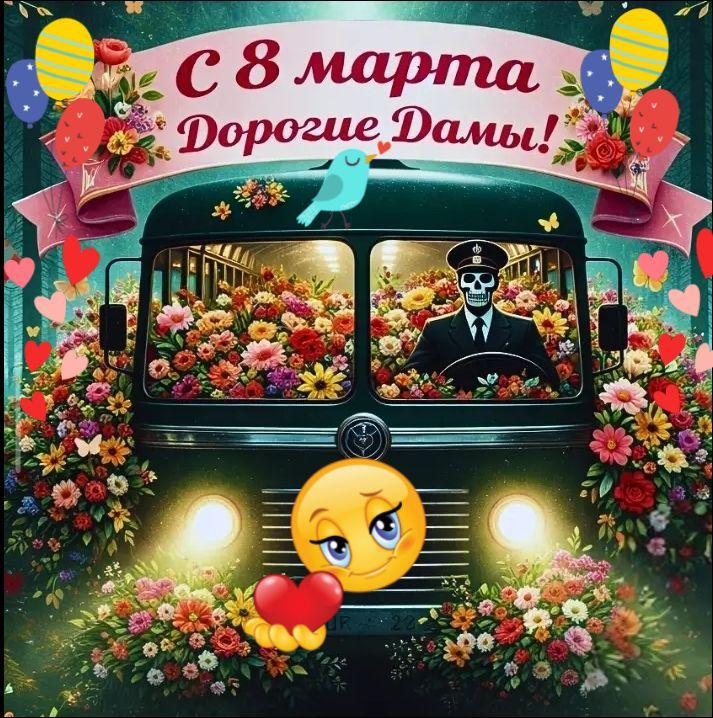 С 8 марта Дорогие Дамы!