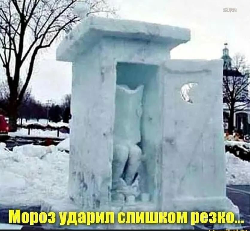 Мороз ударил слишком резко...