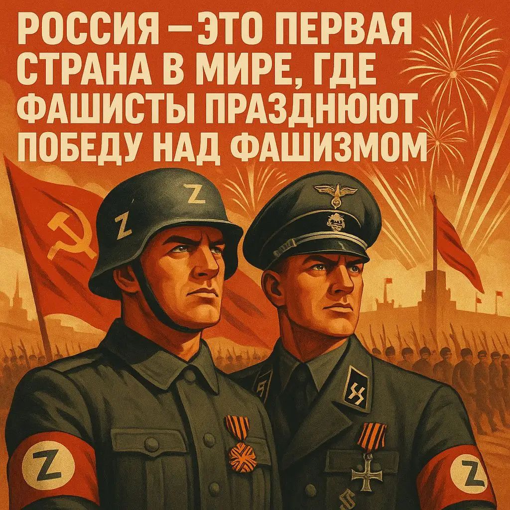 РОССИЯ – ЭТО ПЕРВАЯ СТРАНА В МИРЕ, ГДЕ ФАШИСТЫ ПРАЗДНЮТ ПОБЕДУ НАД ФАШИЗМОМ