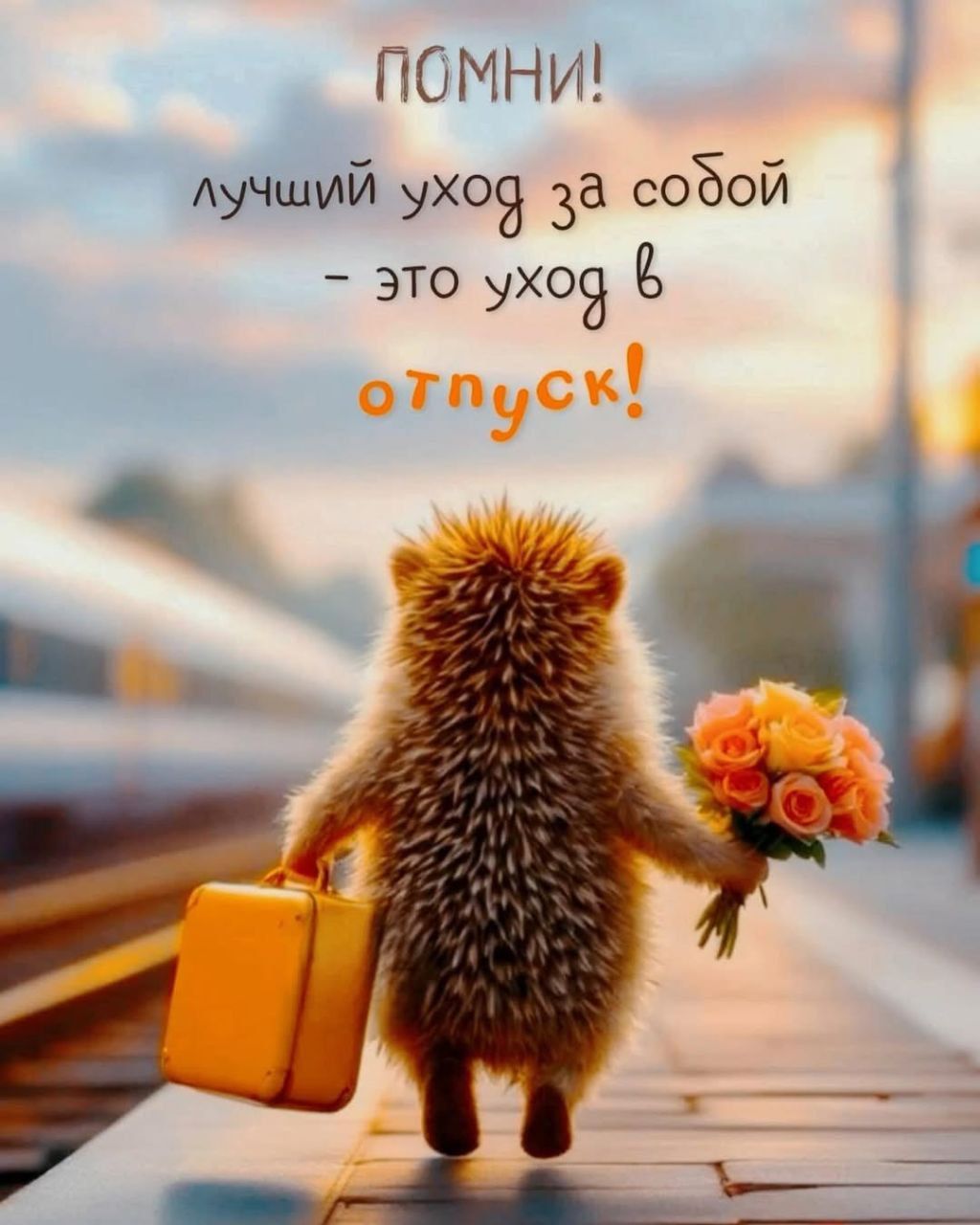 ПОМНИ! лучший уход за собой – это уход в отпуск!