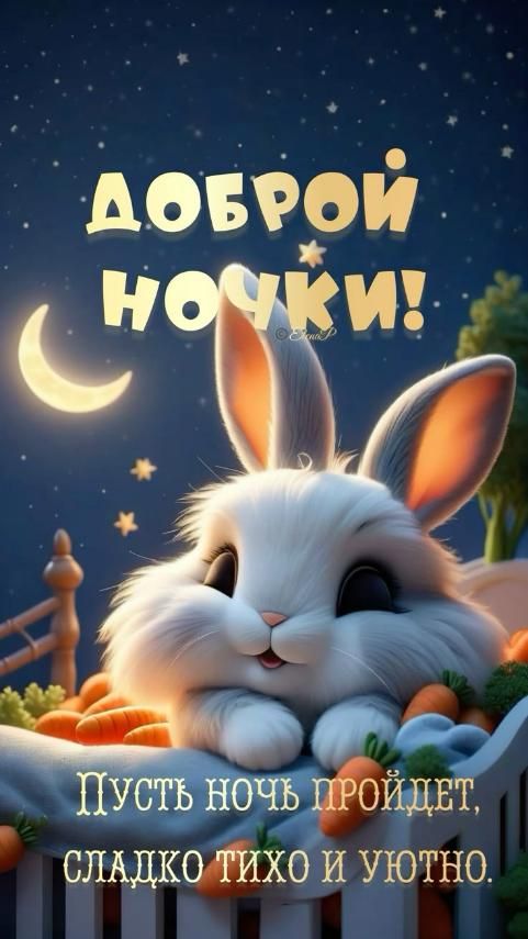 ДОБРОЙ НОЧКИ! Пусть ночь пройдет, сладко тихо и уютно.