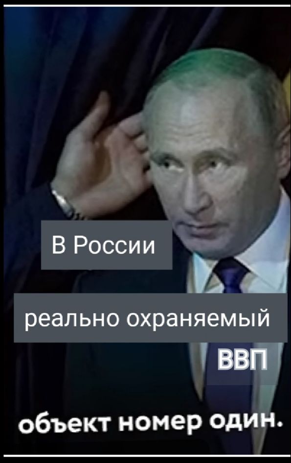 В России реально охраняемый ВВП объект номер один.