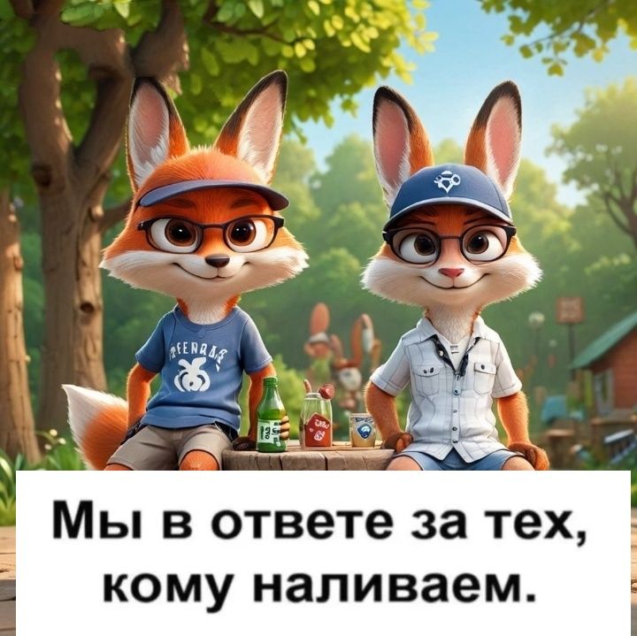 Мы в ответе за тех, кому наливаем.