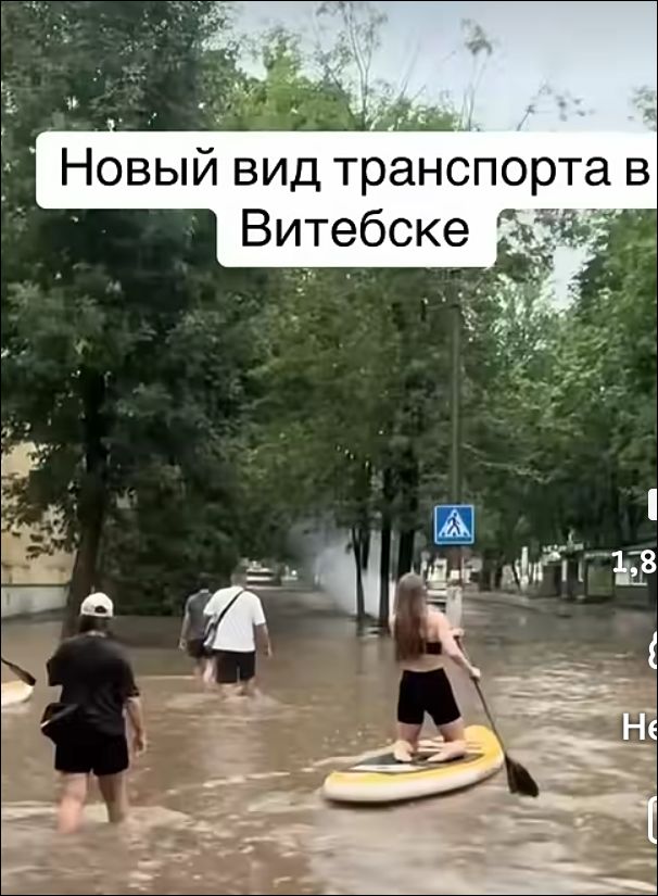 Новый вид транспорта в Витебске