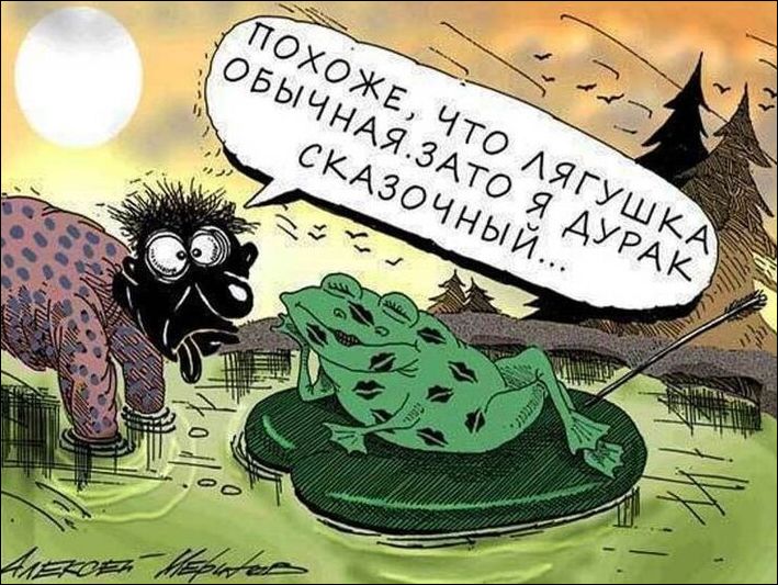 Похоже, что лягушка обычная. Зато я дурак сказочный...
