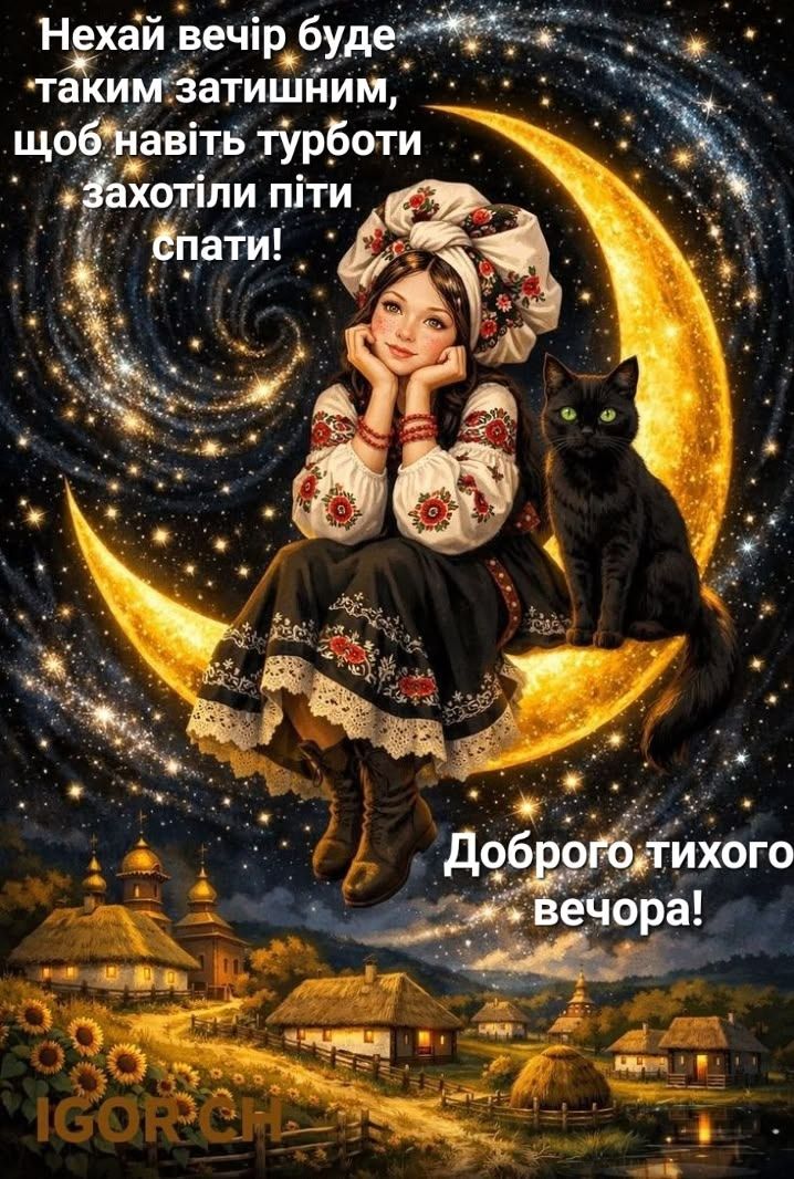 Пусть вечер будет таким уютным, чтобы даже заботы захотели пойти спать! Доброго тихого вечера!