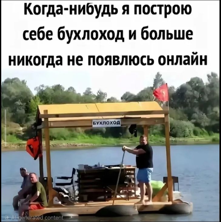 Когда-нибудь я построю себе бухлоход и больше никогда не появлюсь онлайн БУХЛОХОД