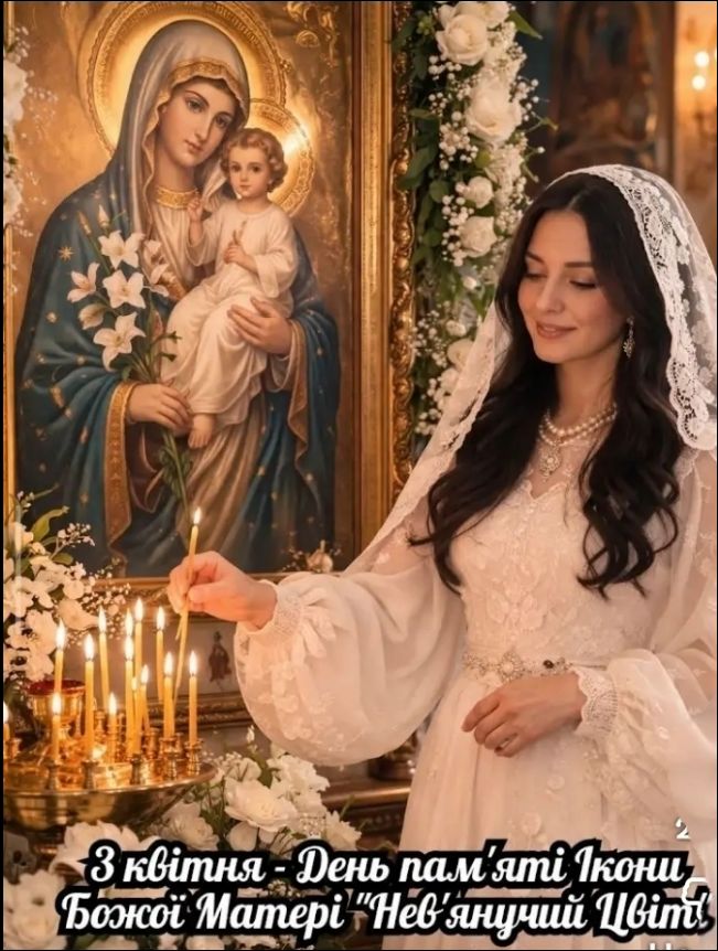 3 квітня - День пам'яті Ікони Божої Матері 